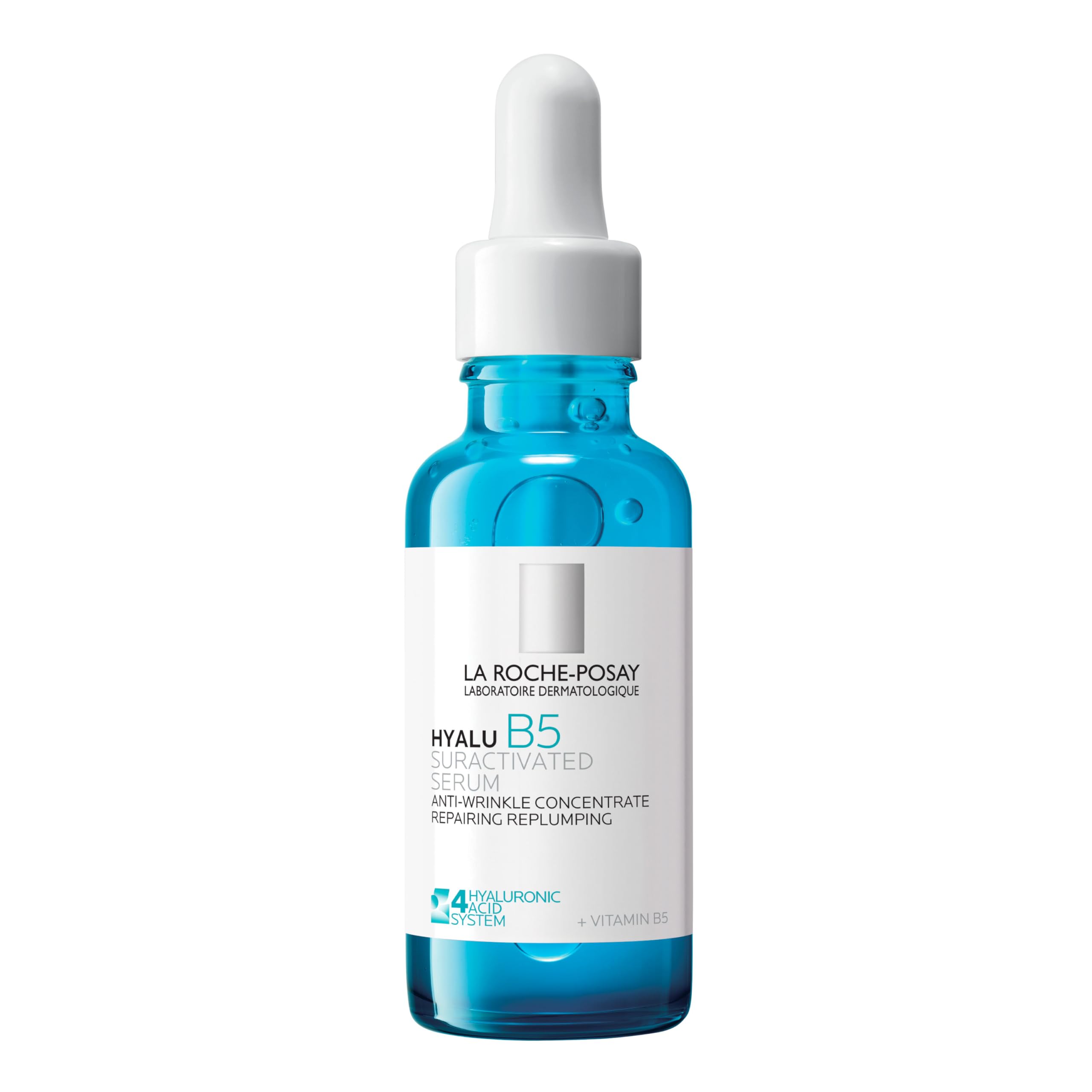 Photo 1 of La Roche-Posay Hyalu B5 Suractivated Hyaluronic Acid Serum for Face, Vitamin B5 + Hyaluronic Acid + Glycerin, Hydrating Serum Visibly Plumps Skin, Sensitive Skin Safe, Anti Aging, Oil-Free