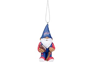 FOCO - NFL Officially Licensed 3.5" Gnome Resin Xmas Christmas Tree Team Hanging Ornament (Buffalo Bills)