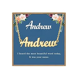 Ldurian Name Necklace Personalized | Andrew Name