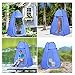 Wolfwise Pop Up Changing Tent for Beach, Camping Portable Shower Tents, Outdoor Privacy Bathroom, Change Dressing Clothes Porta Potty Tent Pop Up Instant for Camp, Toilet, Blue