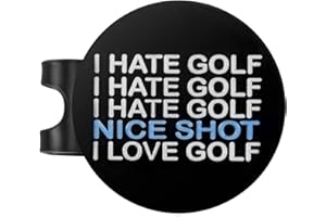 ZZHAO Golf Ball Marker with Magnetic Hat Clip, Funny Golf Accessories, Golf Gifts for Men 25 MM