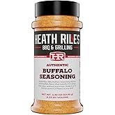 Heath Riles BBQ Rub - Buffalo Seasoning, Champion Pitmaster Recipe, Legendary Rubs For Smoking & Grilling, 80+ BBQ Championships, 8 oz.