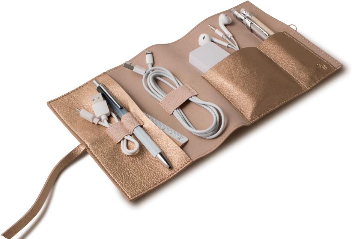 Bookaroo Travel Tech-Tidy - Metallic Copper - Image 5