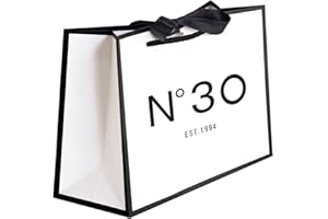QLSKO 30th Birthday Keepsake Gift Paper Bag for Her-N°30 EST.1994 Thirty Anniversary Party Present Shopping Tote Bags Women 30 Year Old Decorations Idea (Small, 1994 30th)