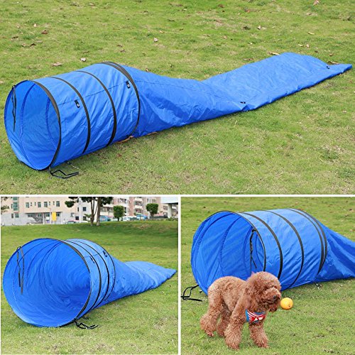 Yaheetech Pet Dog Agility Obedience Training Tunnel Dog Training