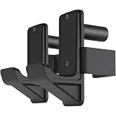 Kipika J-Hooks for 2'x2'and 3'x3' Power Rack - Bottom Reinforced Steel Hooks with Rubber Pad - Set of 2