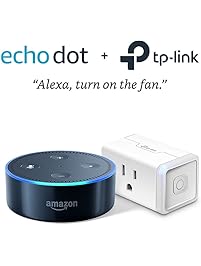 Echo Dot (2nd Generation) - Black + TP-Link Smart Plug Mini