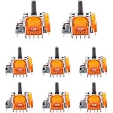 HGamyox 8Pcs TMR Effect Joysticks Replacement for DualSense PS5 Controller, 3D Analog Stick Sensor Module for PlayStation 5 Repair Parts Accessories