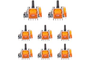 HGamyox 8Pcs TMR Effect Joysticks Replacement for DualSense PS5 Controller, 3D Analog Stick Sensor Module for PlayStation 5 R