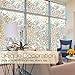 rabbitgoo Window Privacy Film Rainbow Film Decorative Window Sticker, 3D Static Stained Glass Cling Tint for Home Heat Control Non-Adhesive, 23.6 X 70.8 inches
