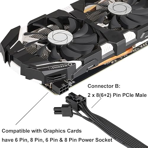 Power Cable Gtx 1060 Vga Port Evga Gpu Power Cable EVGA PIN TO PIN (6+