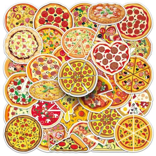 Pizza Waterproof Vinyl Stickers Decals