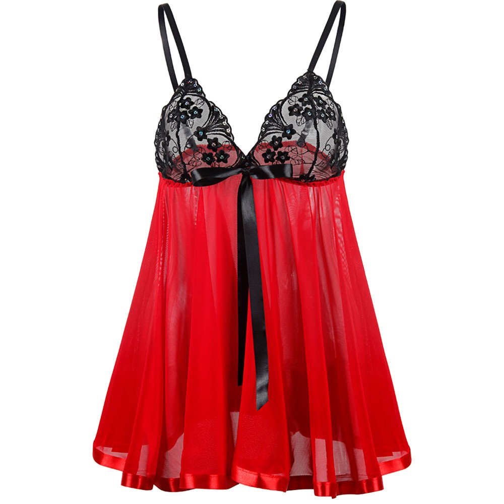 Sexy Lingerie for Women for Sex Nightwear Temptation Sleepwear Babydoll Nightdress Lace Corset G-String Pajamas