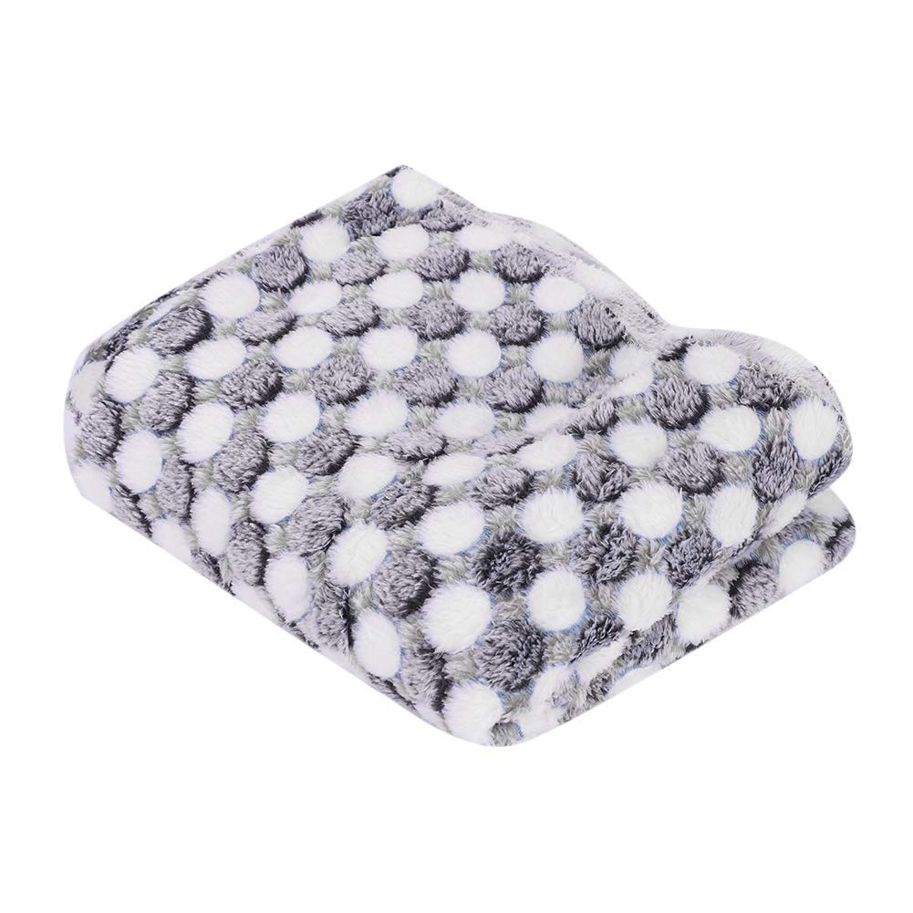 Luxury Pet Throw Blanket Fluffy Flannel Large Dog Blanket 80x100cm Soft Breathable Cat Blankets Warm Beds Cover Doghouse Pad Durable Pet Throw for Dog Puppy Cats Kittens(80x100cm)