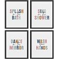 Hxlac Preppy Boho Nursery Wall Art Prints Set Of 4 - Unframed 8x10 Inch, Sage Green Decor For Boy's Room