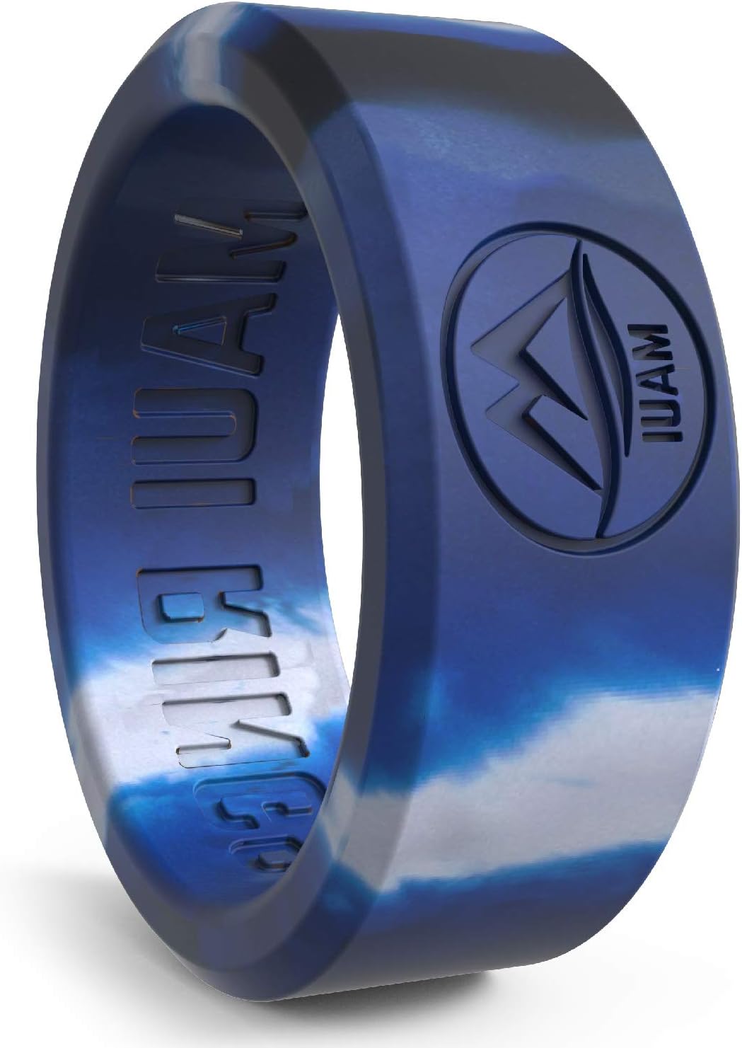 MAUI RINGS Silicone Wedding Ring for Men Solid Style Engagement Rings Silicone Wedding Band for Men Mens Ring Men Wedding Band Safe Ring for Athletes Sport Gym