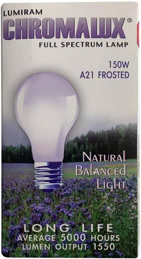Chromalux Frosted Light Bulb - 150 Watt - 150 Bulb