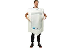 HAUNTLOOK Lean Mean Latrine Halloween Costume - Funny Urinal & Toilet Humor Gag Outfits