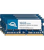 OWC 64GB (4 x 16GB) PC19200 DDR4 2400MHz CL17 260pin SO-DIMMs
