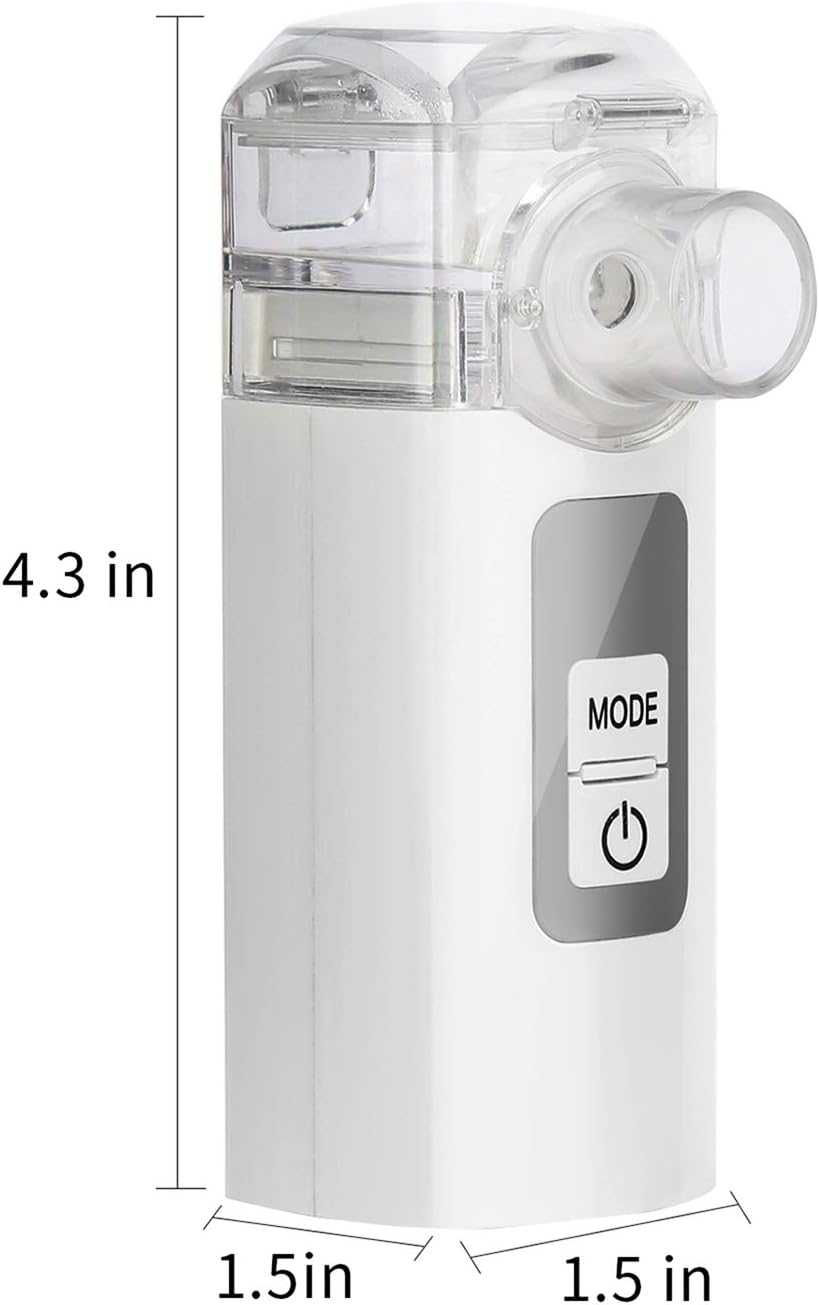 MAYLUCK Handheld Mesh Atomizer Nebulizer, Portable Nebulizer Machine for Home Daily Use, Ultrasonic Nebulizer Personal Steamer Inhalers for Breathing Problems: Health & Personal Care
