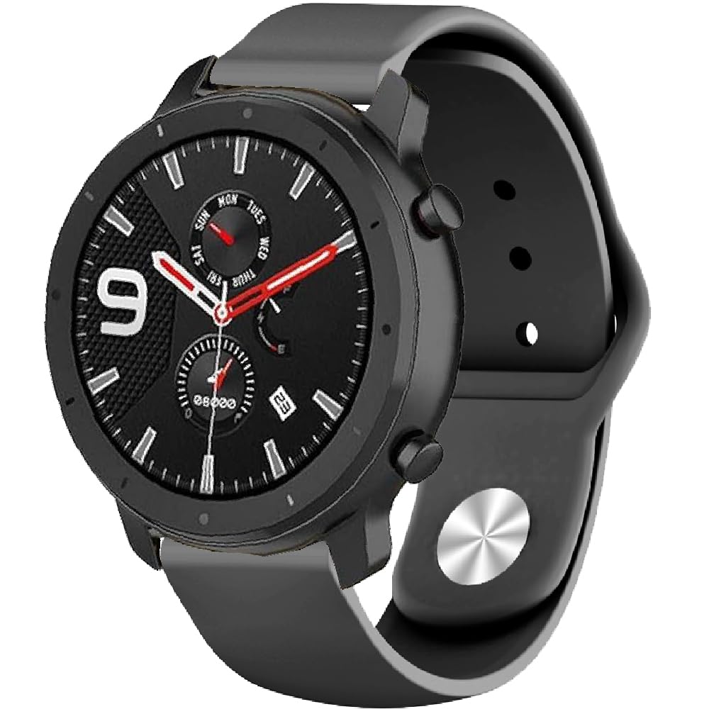 FYISWHO Replacement Band Silicone for Realme Watch 5/3/3 Pro/2/2Pro/S2/S/S Pro, 22mm Bracelet Sport Watch Strap for Xiaomi Watch S4 47mm/S2/S3/S1/Mi Watch2