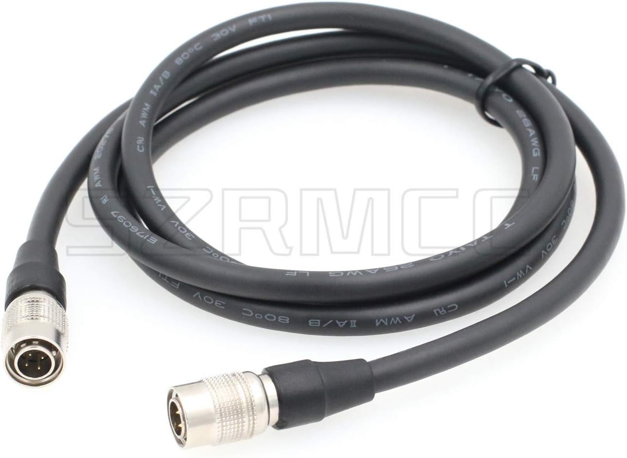 SZRMCC Hirose 4 Pin Male to Hirose 4 Pin Male Power Cable for Sony Arri Camera to Zaxcom Sound Devices Zoom F4 F8 - Image 4