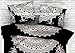 Handicraft-Palace Exclusive Dream Catcher Black & White Reversible Duvet Cover Queen Size Doona Comforter Blanket Set Throw with Pillow Cases Sold