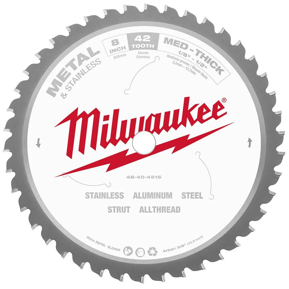 Milwaukee 48404515 Circular Saw Blade Diameter 203 mm 42 Teeth