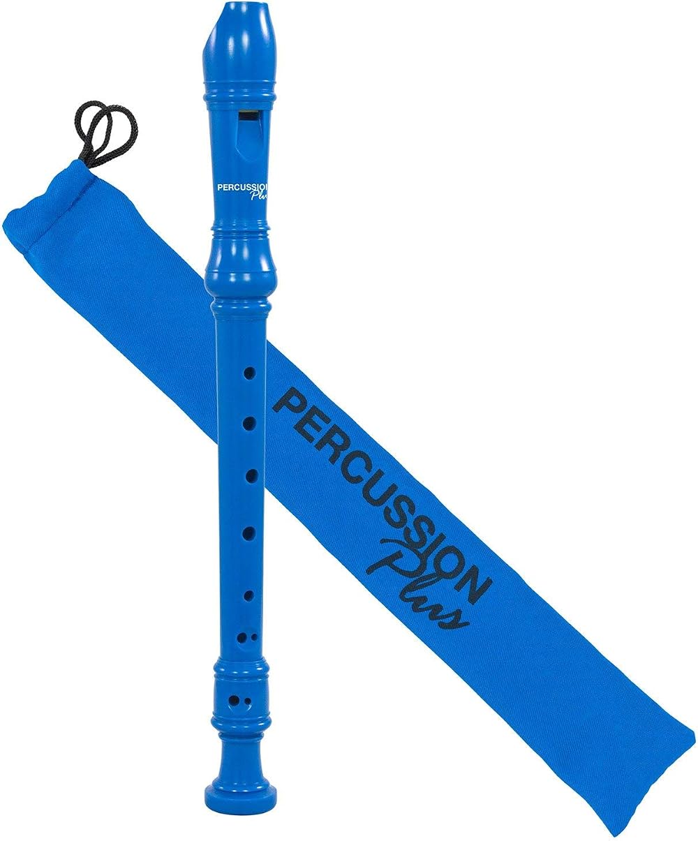 Percussion Plus PP1611 Colourful Soprano Descant Recorder Blue