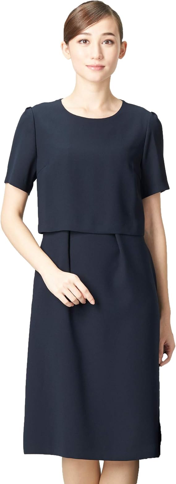 Amazon Co Jp ビーギャラリー 単品お受験ワンピース マタニティ対応 ウォッシャブル 半袖 レディース 服 ファッション小物