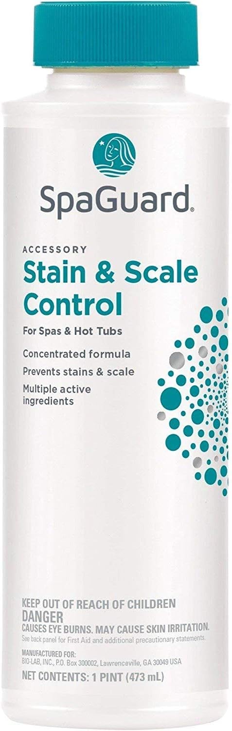 SpaGuard Spa Stain/Scale Control - Pint : Swimming Pool Chemicals And Supplies : Garden & Outdoor