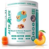 ALTRALIFE Kava Kava Gummies - Stress Relief Supplement with Magnesium Glycinate, Rhodiola Rosea, Holy Basil - 30 Servings for Calm Mood, Focus & Sleep Support - Cortisol Supplements for Women and Men