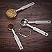 MEKBOK Stainless Steel Measuring Spoons - Set of 6 Accurate Spoons Including 1/2 Tablespoon and 1/8 Teaspoon Measuring Spoon - Gift Box