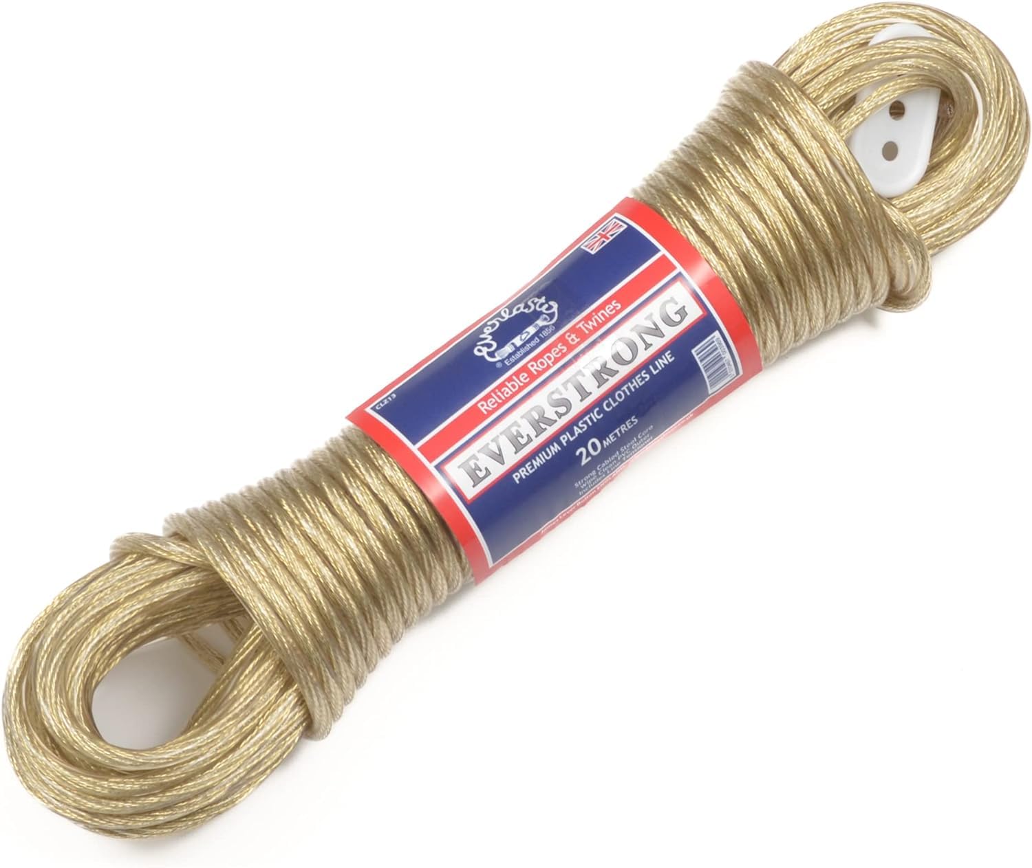 Everlasto 'Everstrong' Premium Quality Steel Core PVC Clothesline Washing Line 4.7mm x 20M