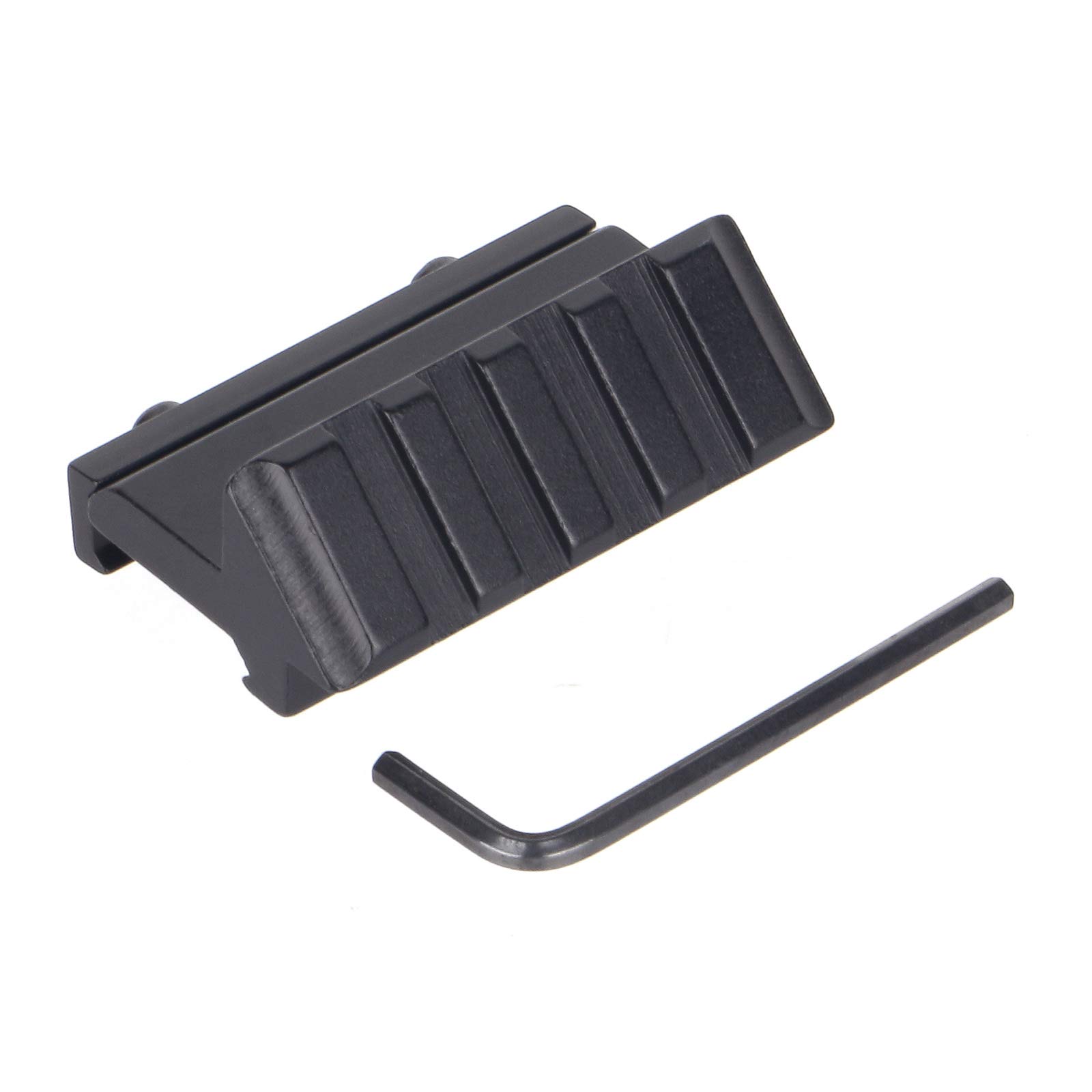 ToopMount Tactical Rifle Rail 4 Slot 45 Degree Angle Offset Rail Mount Weaver/Picatinny Quick Release Adapter Scope Mount Base