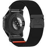 SUGARJAR Nylon Bands 22mm Compatible with COROS PACE 3/APEX 4 42mm/APEX Pro/APEX 2 Pro/APEX 46mm/PACE Pro Adjustable Sport Replacement Straps for Women Men