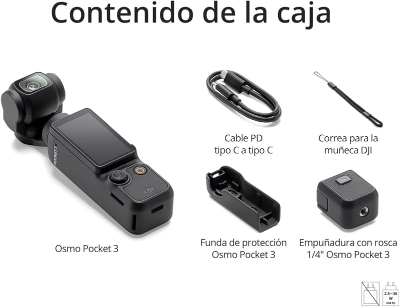 Osmo Pocket 3, cámara con CMOS 1'' y vídeo 4K/120 fps