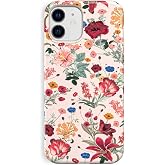 Velvet Caviar Compatible with iPhone 12 Mini Case for Women Cute - 10ft Drop Tested - Protective Phone Cover (Vintage Wildflowers Floral)