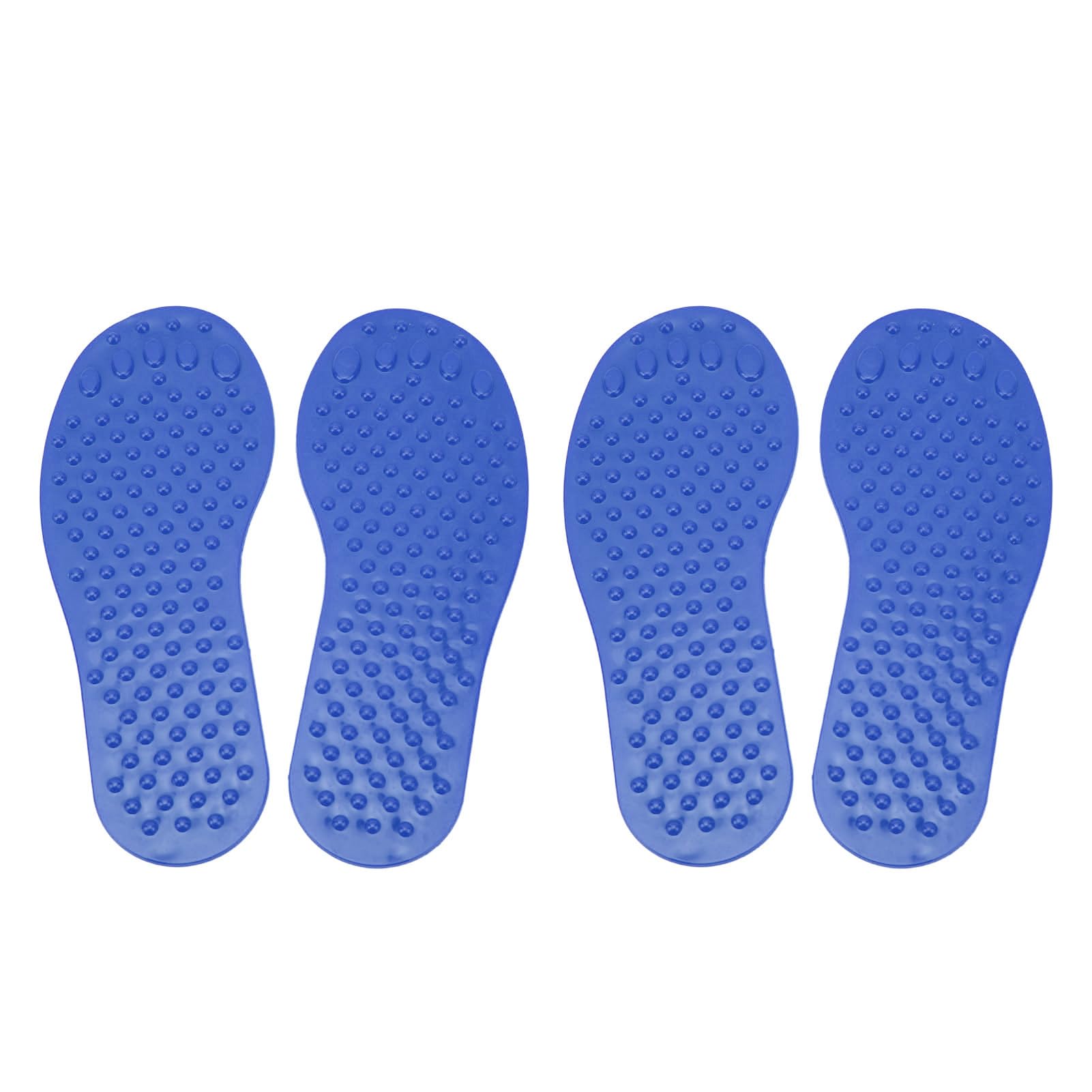 Foot Markers, Foot Shaped Floor Markers, Feet Carpet Markers Foot-Shaped Floor Markers For Preschool Educational Non-Slip Fun Exercise (Blue)