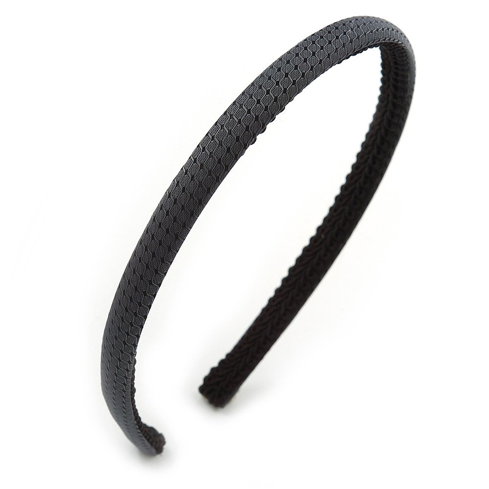 Grey Silk Fabric Alice/Hair Band/HeadBand