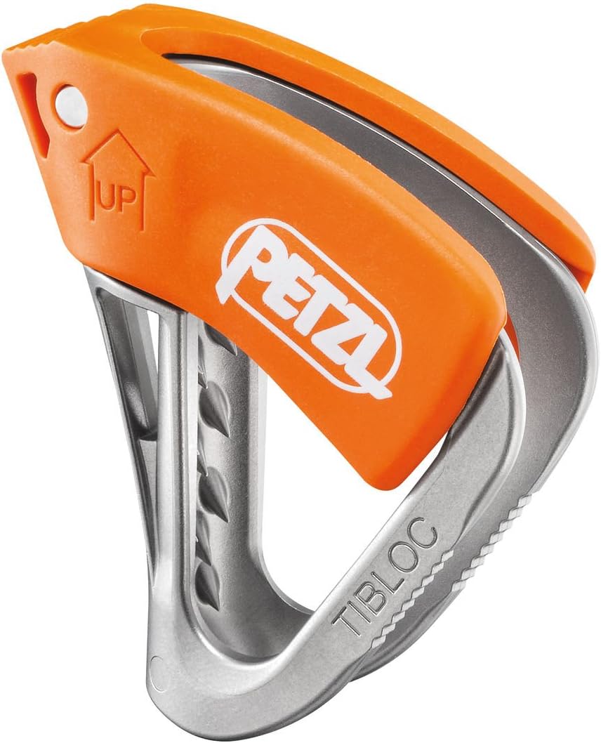 PETZL - Tibloc Ascender gray / orange : Sports & Outdoors