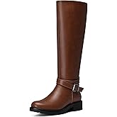 CELLENZ Women Knee High Boots: 1.6 Inch Round Toe Tall Boot - Wide Calf Long Boots, 2026 Fashion Trendy Comfortable Flat Boot for Work, Night out, Travel