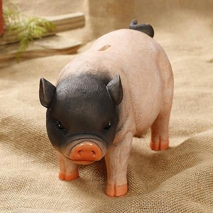 Animaux Cochon Resine Ornements Pour Salon Cuisine Chambre Balcon Etude Deco Pour Hotel Restaurant Cadeaux De Decoration Pour Maison Neuve Amazon Fr Cuisine Maison