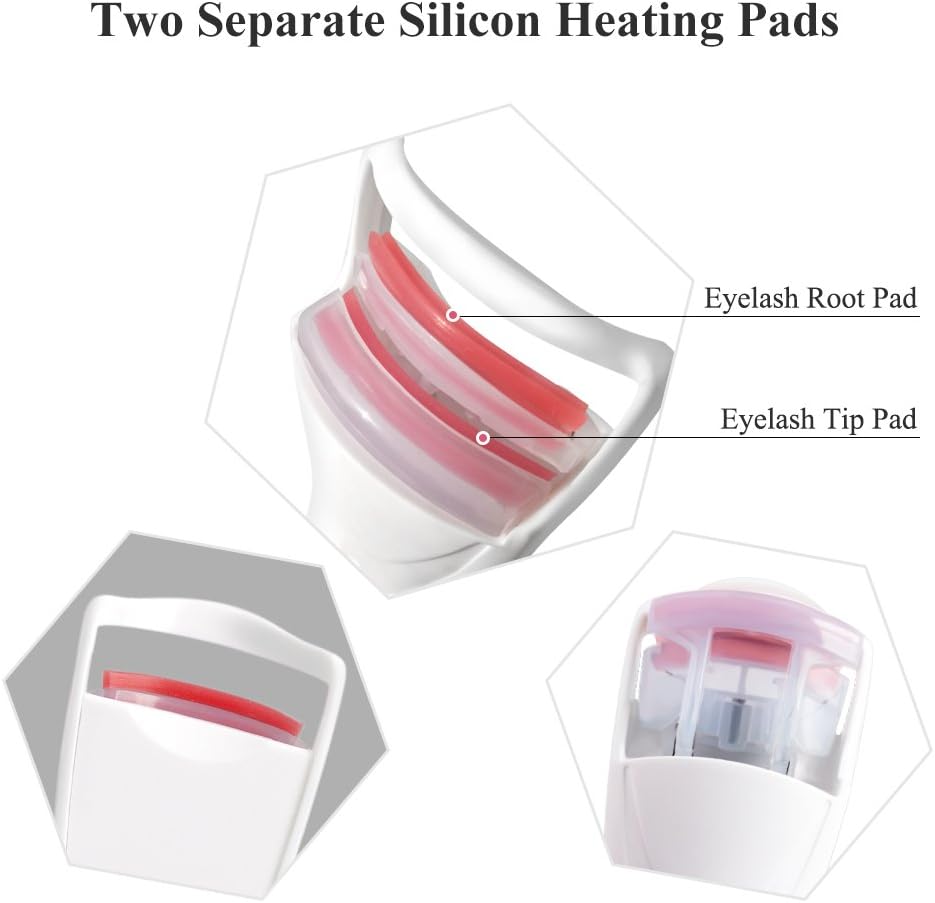 TOUCHBeauty Heated Eyelash Curler, Electric Lash Curler for Long