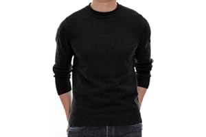 Sailwind Men's Crewneck Sweater Soft Casual Sweaters for Men Classic Pullover Sweaters with Ribbing Edge
