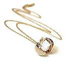 Dearest Mine Gold-tone Secret Message Ball Locket Necklace