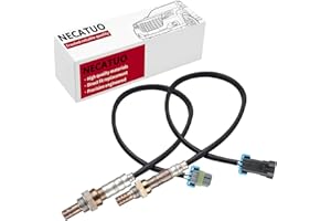 NECATUO 234-4251 234-4673 Upstream Downstream (Set of 2) O2 Oxygen Sensor Heated Air Fuel Ratio Compatible with 2010-2014 Chevrolet Chevy Equinox 2.4L GMC Terrain 2.4L for 12618011 12572707