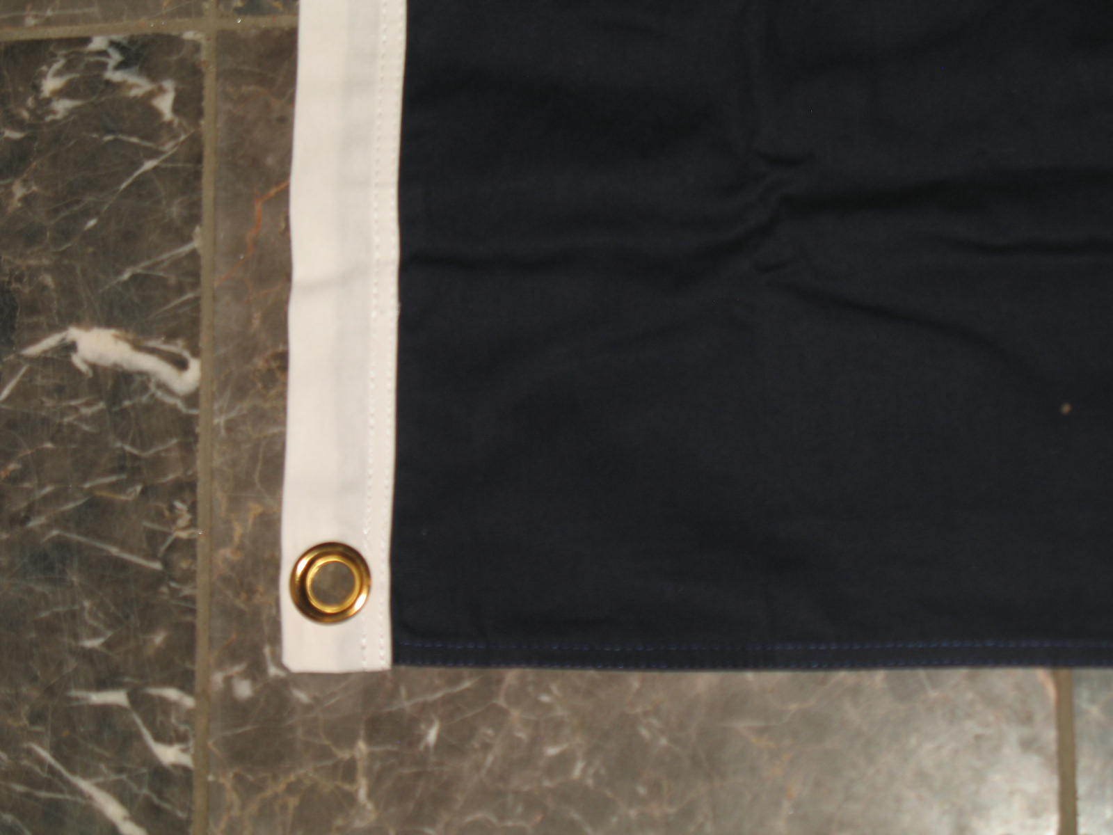 AES 3x5 Embroidered Sewn Commodore Perry Don't Give Up The Ship Cotton Flag 3'x5'