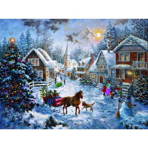 Merry Christmas 1000 pc Jigsaw Puzzle by SunsOut, Inc.