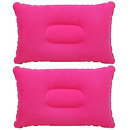 TRIXES Almohada Inflable para Viaje o para Acampar - Almohada para Inflar